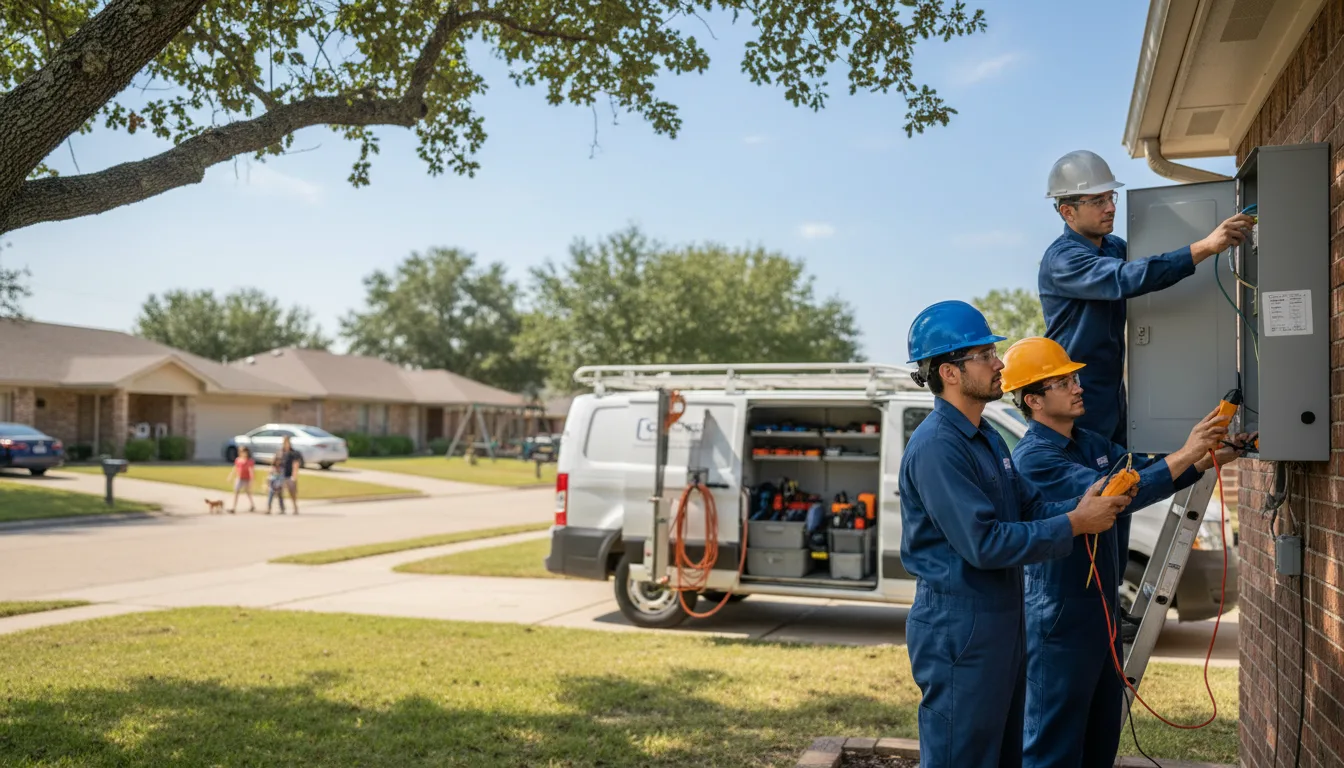 Certified electrician providing emergency electrical services in Hawk Point, MO